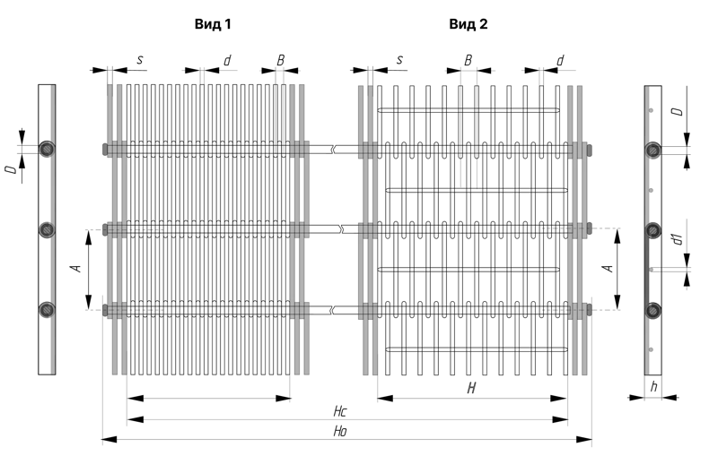 Транспортерная сетка Тип-14 чертеж